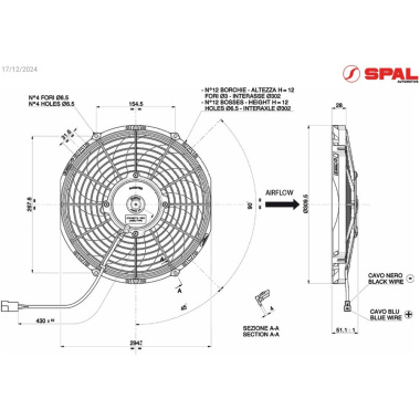 Ventilador SPAL VA09-AP12/C-54A