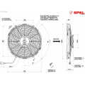 Ventilador SPAL 24V VA10-BP50/C-61A