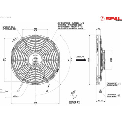 Ventilador SPAL 24V VA10-BP50/C-61A