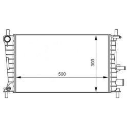 Radiador Ford Fiesta IV | Mazda 121 MK3