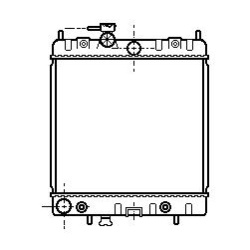 Radiador Nissan Micra MK2 1.0/1.3/1.5D 16v K11 92-